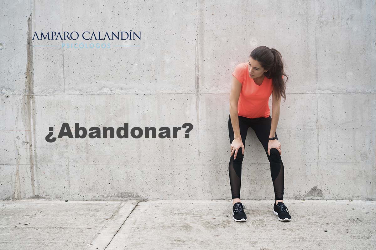 abandonar nuestras metas