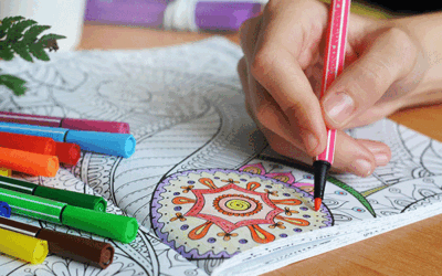¿Sabes que pintar reduce el estrés?