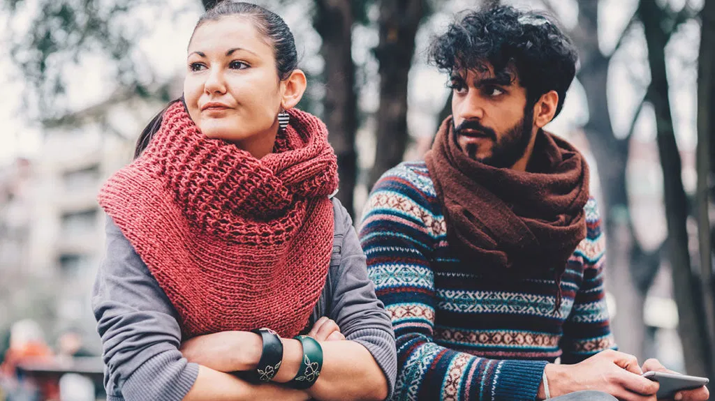 pareja que no se habla ley de hielo
